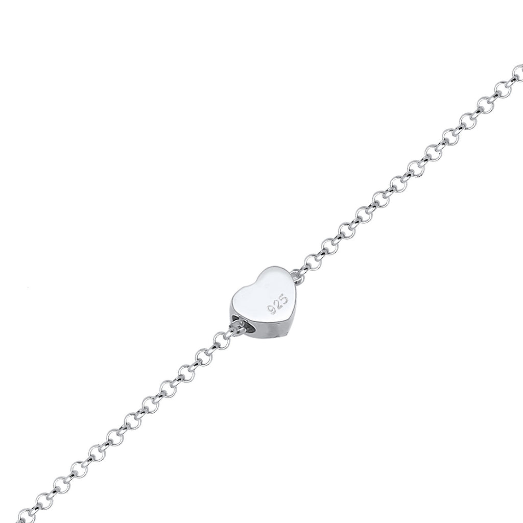 Silber - Elli | Armband Herz | 925er Sterling Silber