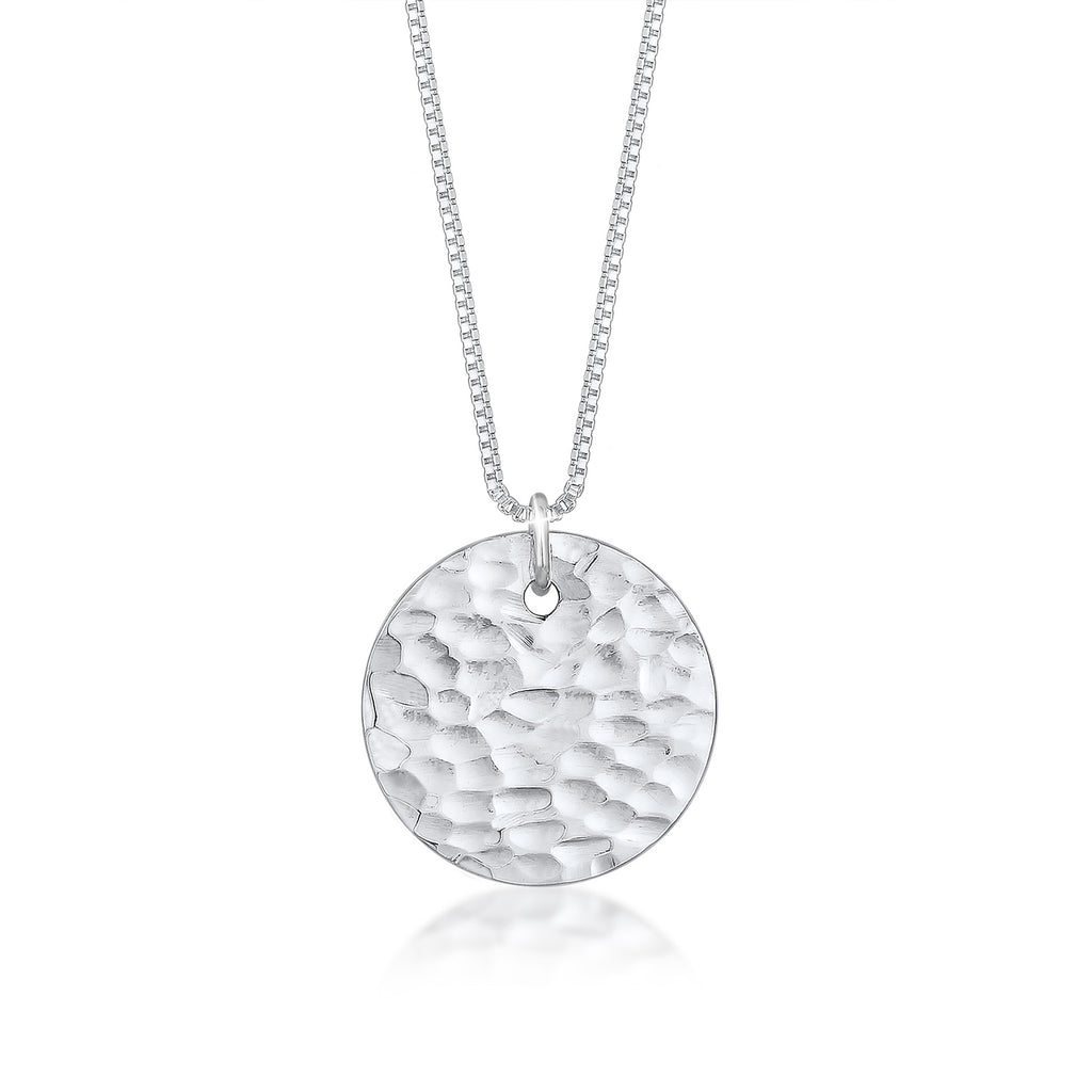Silber - Elli | Lange Venezianer-Halskette Geo | 925er Sterling Silber