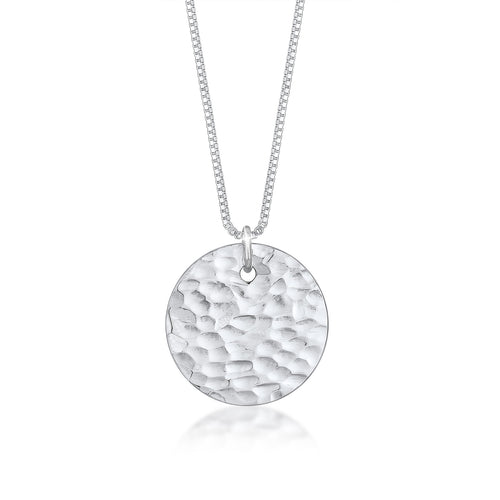 Silber - Elli | Lange Venezianer-Halskette Geo | 925er Sterling Silber
