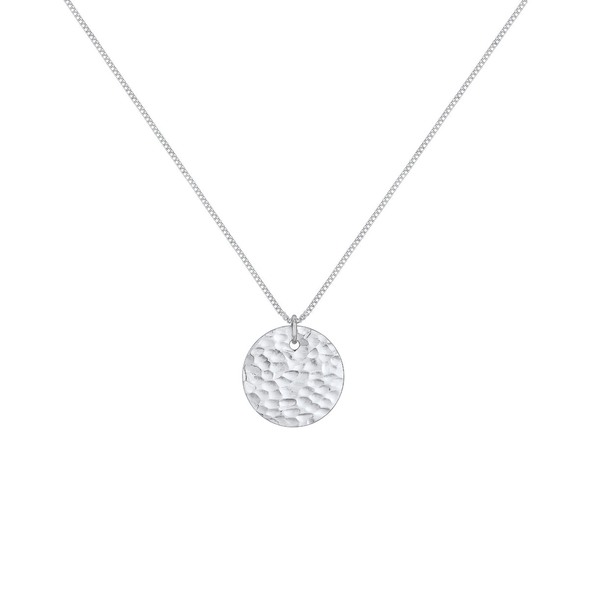 Silber - Elli | Lange Venezianer-Halskette Geo | 925er Sterling Silber