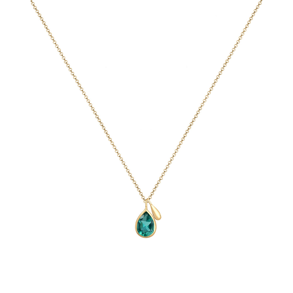 Halskette | Quarz (Grün)