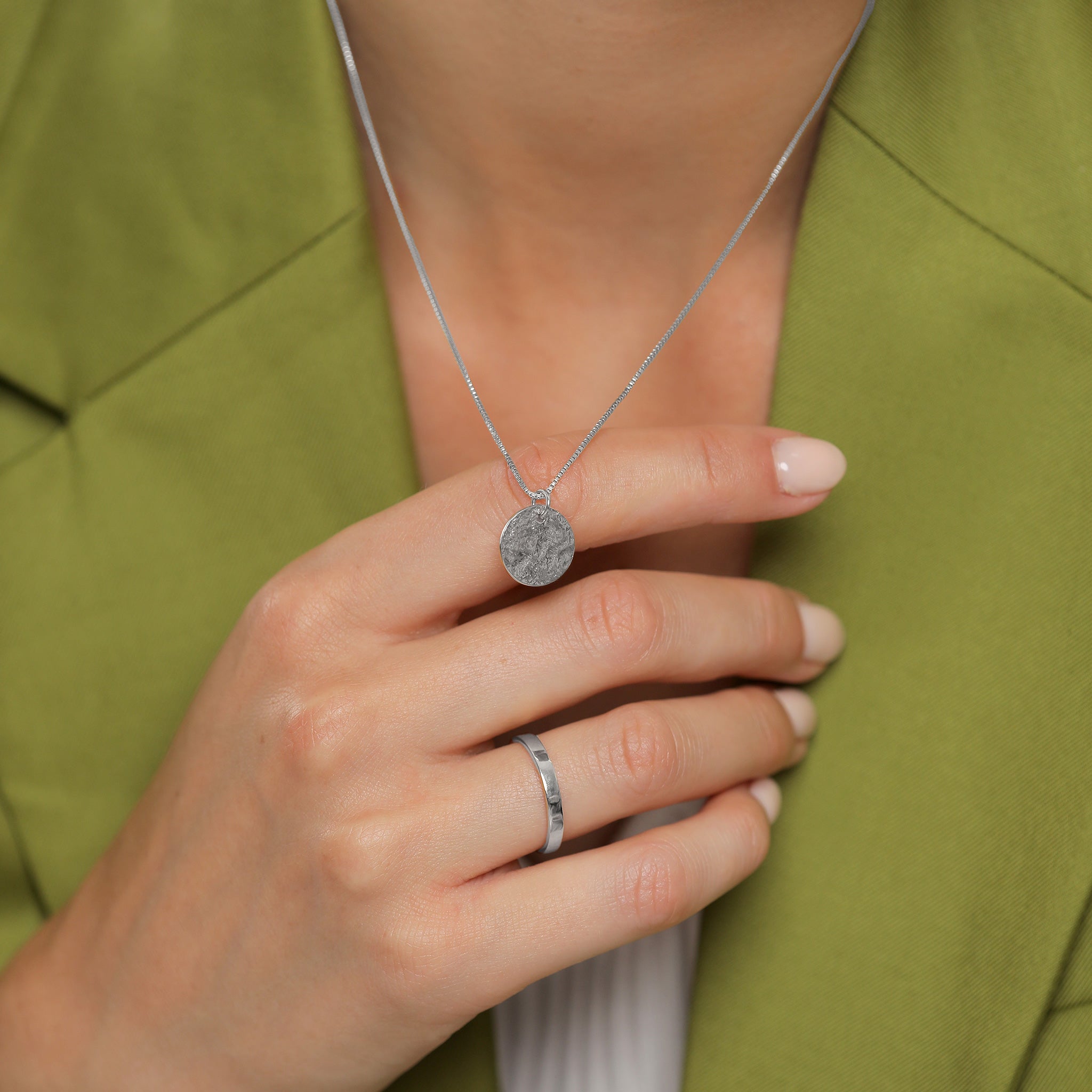 Silber - Elli | Venezianer-Halskette Geo | 925er Sterling Silber