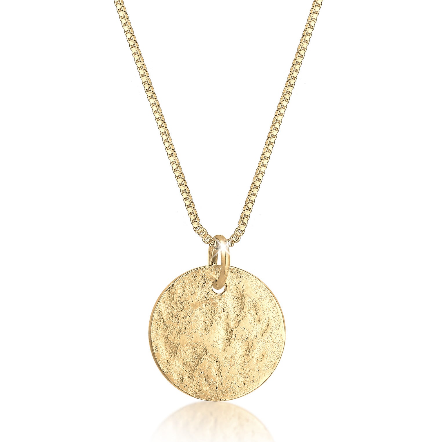 Gold - Elli | Venezianer-Halskette Geo | 925 Sterling Silber vergoldet