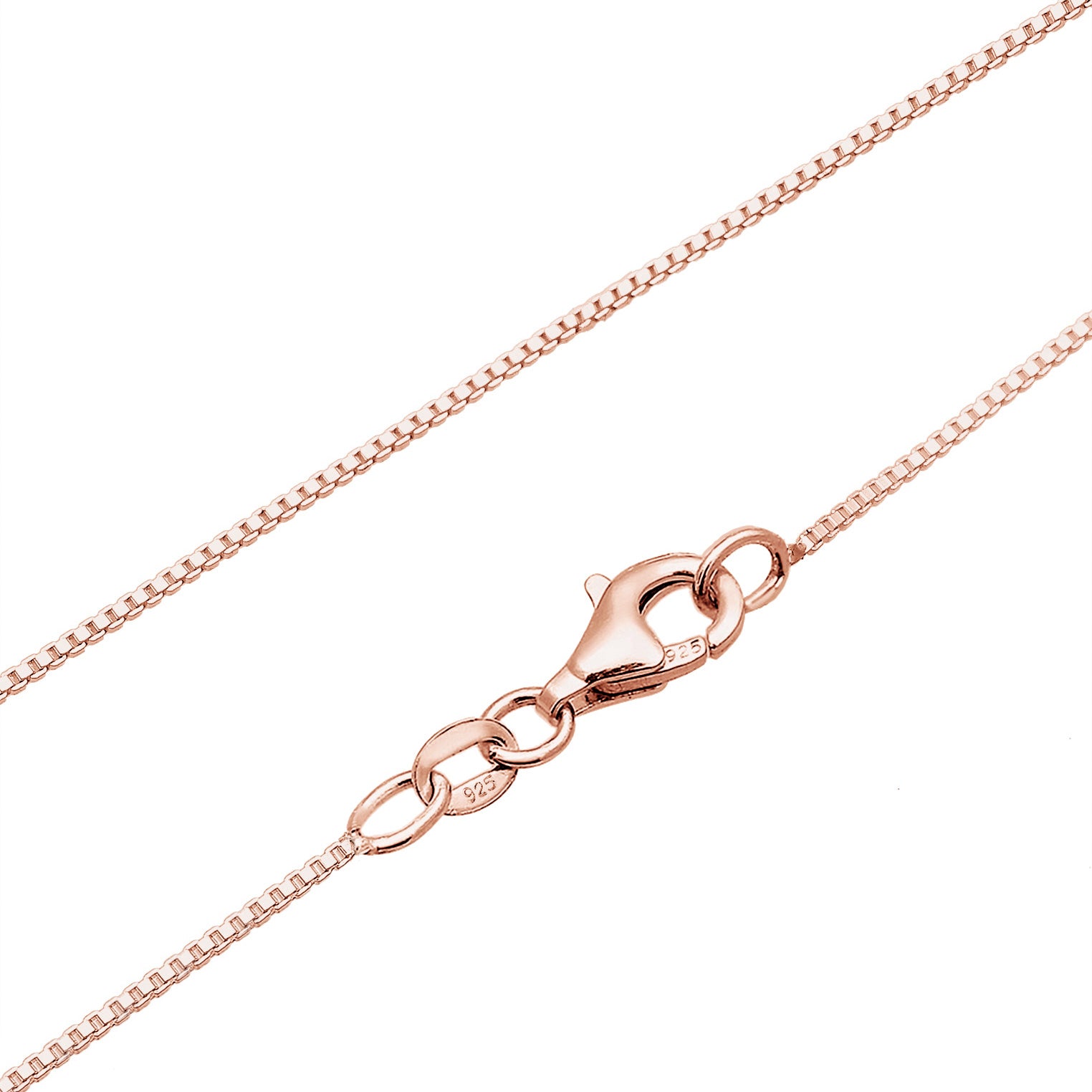 Roségold - Elli | Venezianer-Halskette Geo | 925 Sterling Silber Rosegold