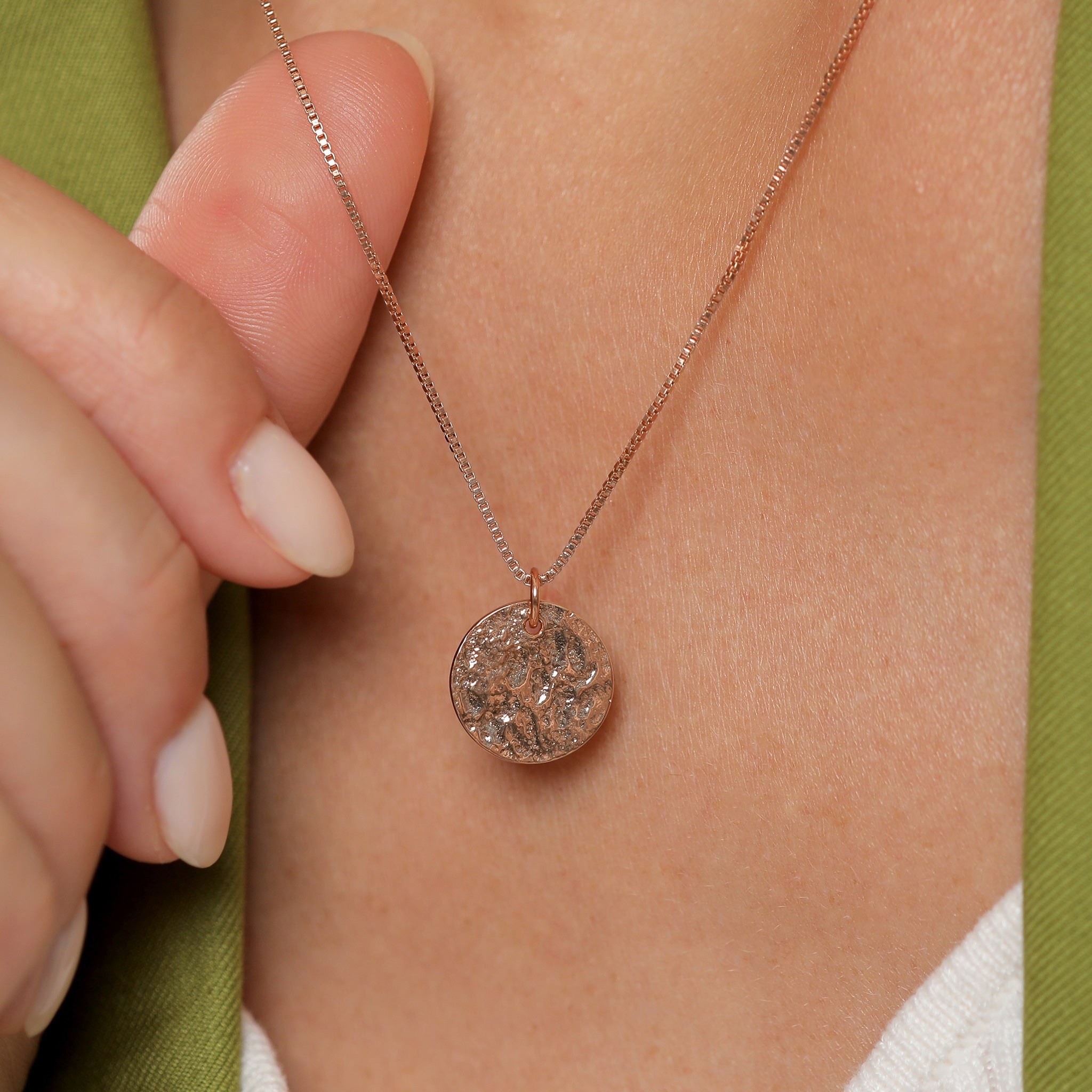 Roségold - Elli | Venezianer-Halskette Geo | 925 Sterling Silber Rosegold