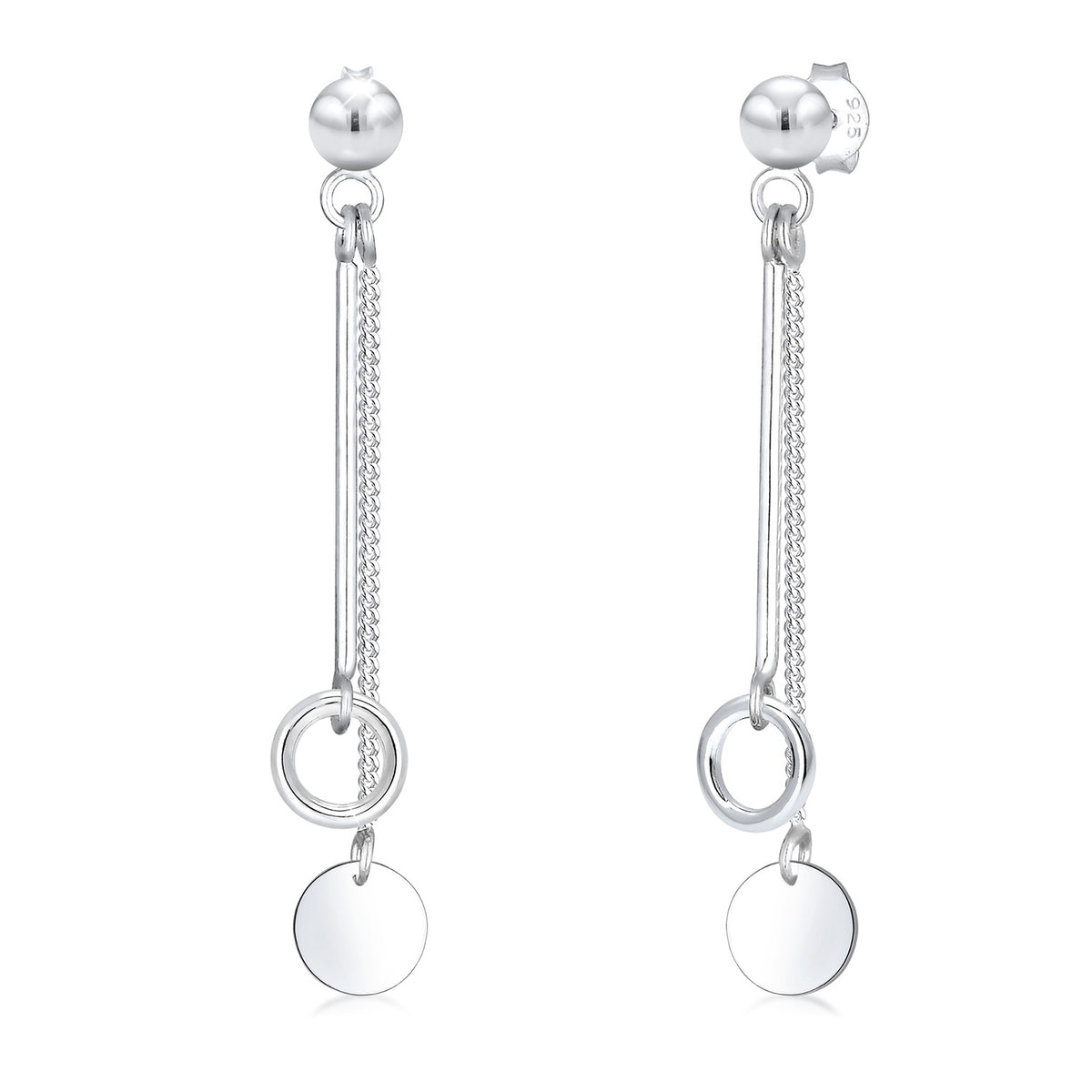 Silber - Elli | Ohrhänger Ear Chain | 925er Sterling Silber
