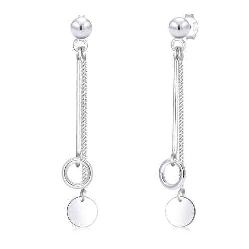 Silber - Elli | Ohrhänger Ear Chain | 925er Sterling Silber
