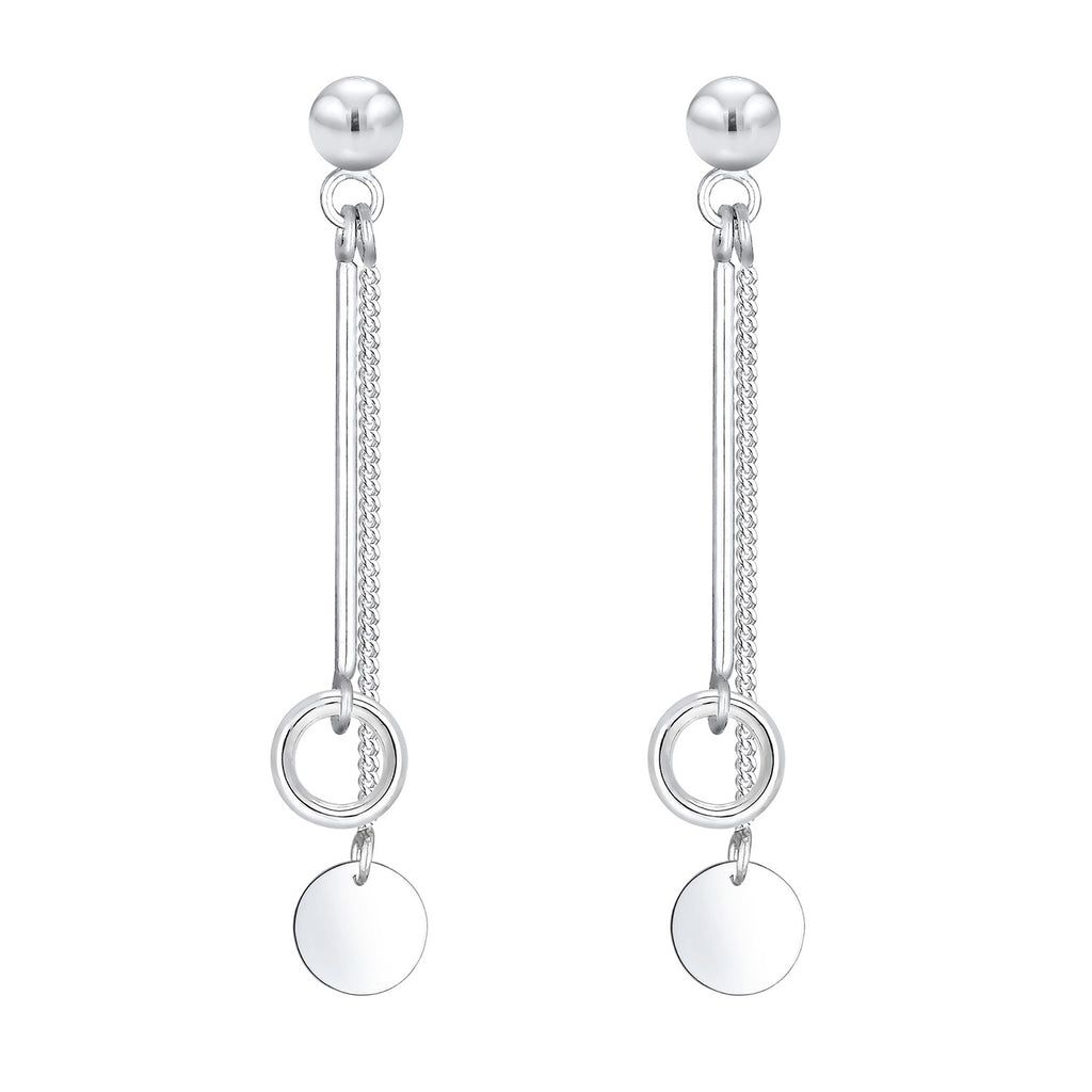 Silber - Elli | Ohrhänger Ear Chain | 925er Sterling Silber