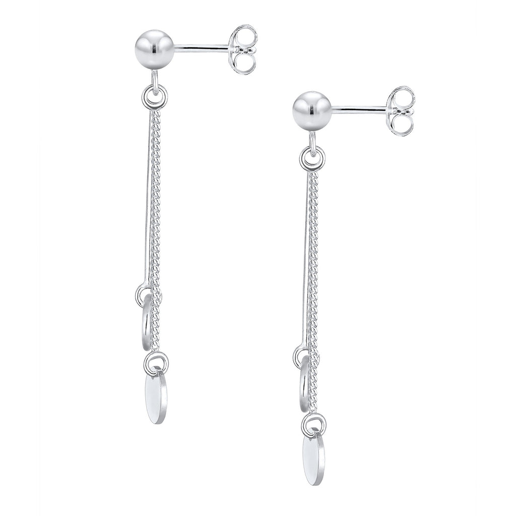 Silber - Elli | Ohrhänger Ear Chain | 925er Sterling Silber