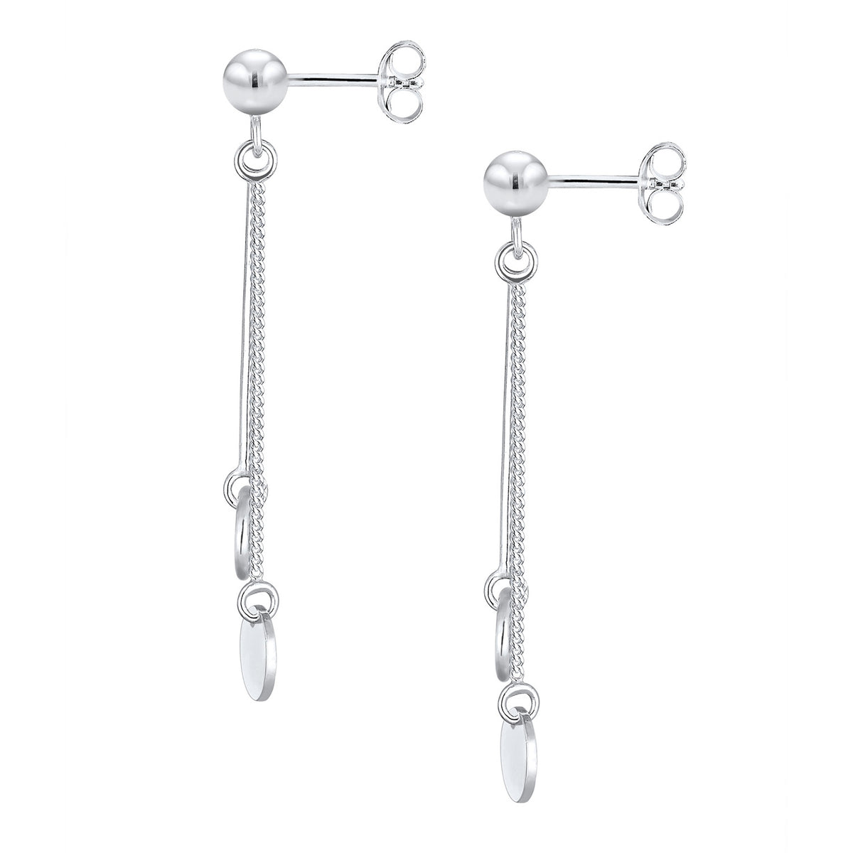 Silber - Elli | Ohrhänger Ear Chain | 925er Sterling Silber
