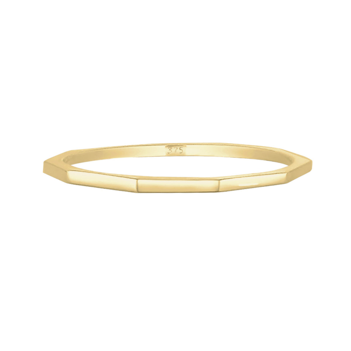 Gold - Elli PREMIUM | Ring Geo | 375 Gelbgold