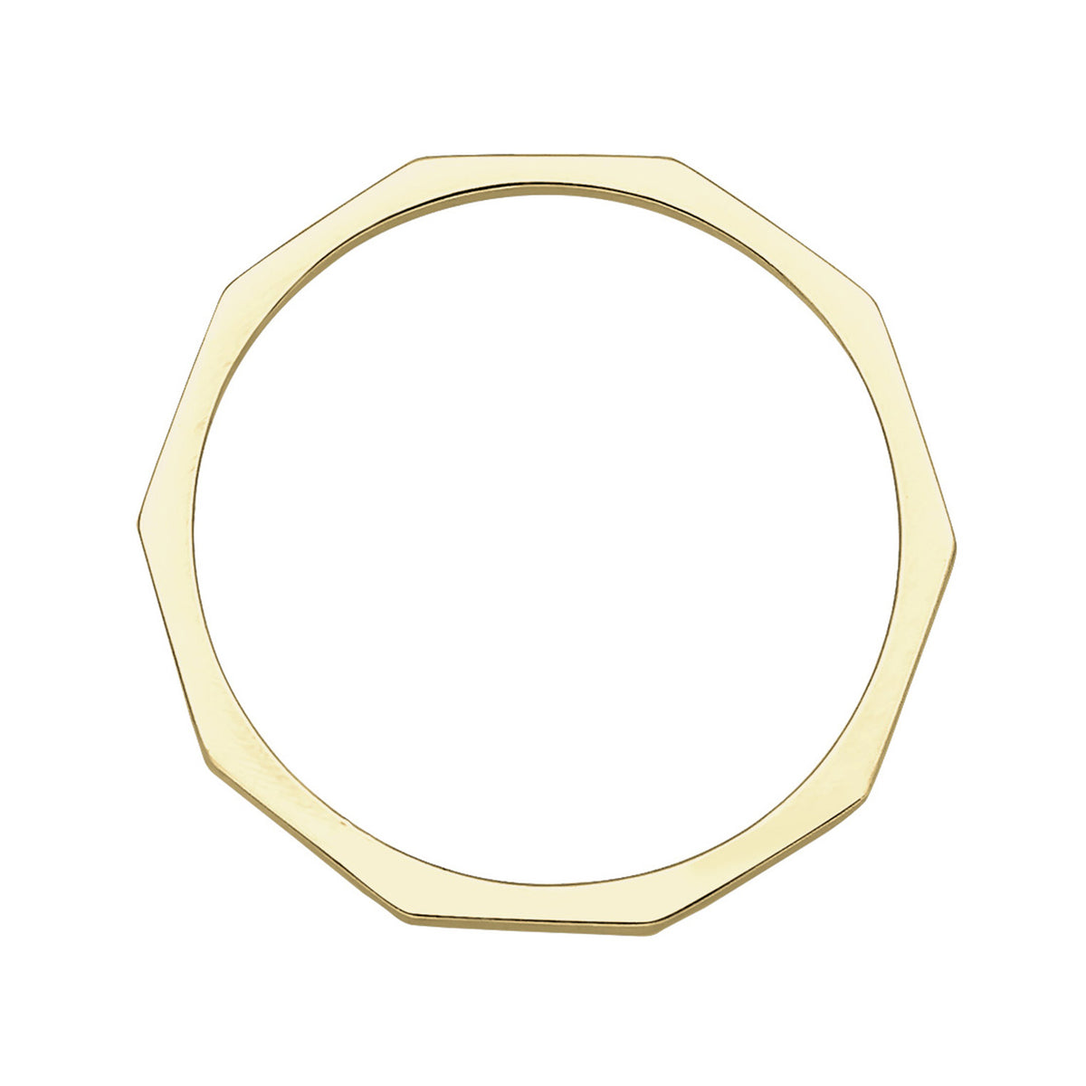Gold - Elli PREMIUM | Ring Geo | 375 Gelbgold