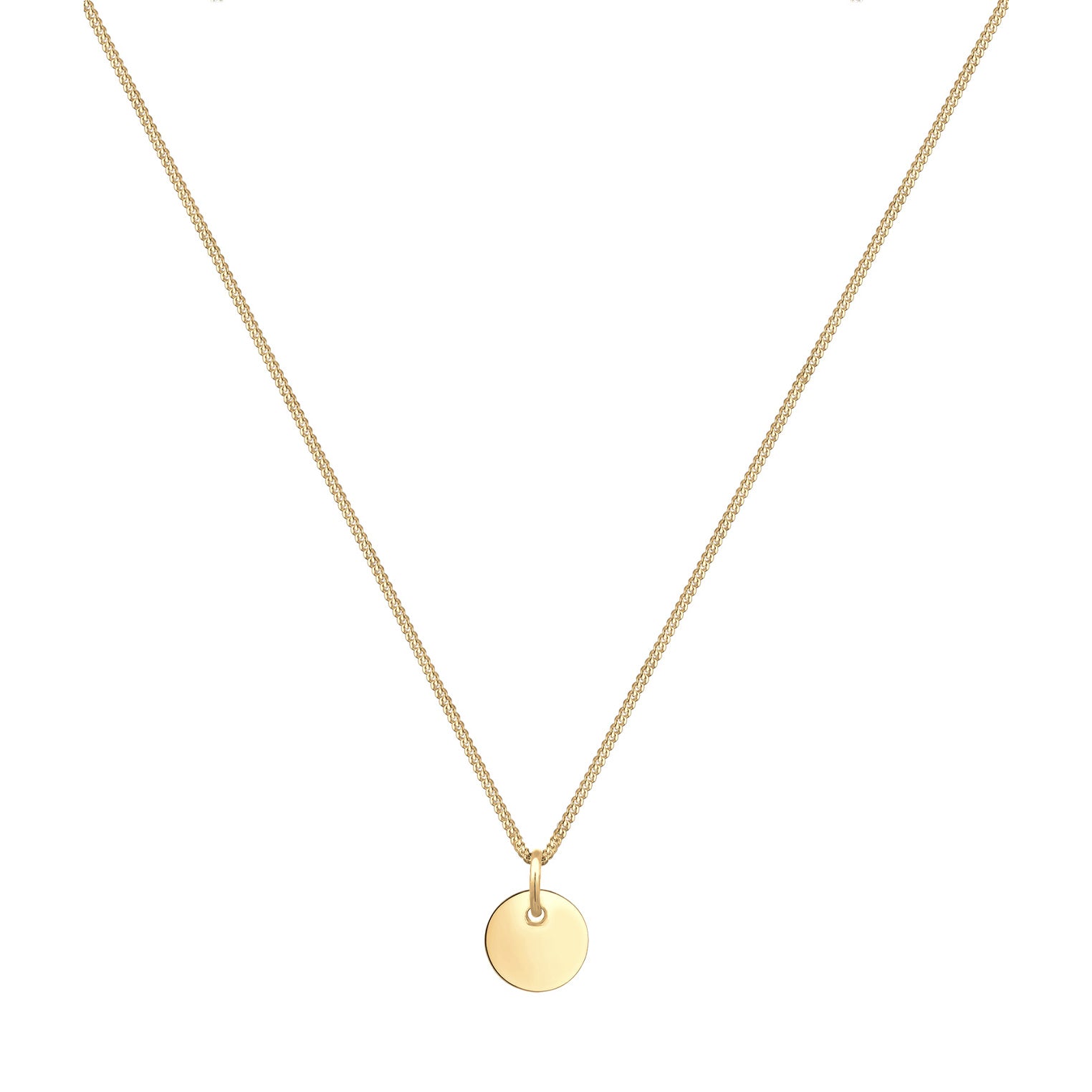 Gold - Elli | Halskette Geo | 925 Sterling Silber vergoldet