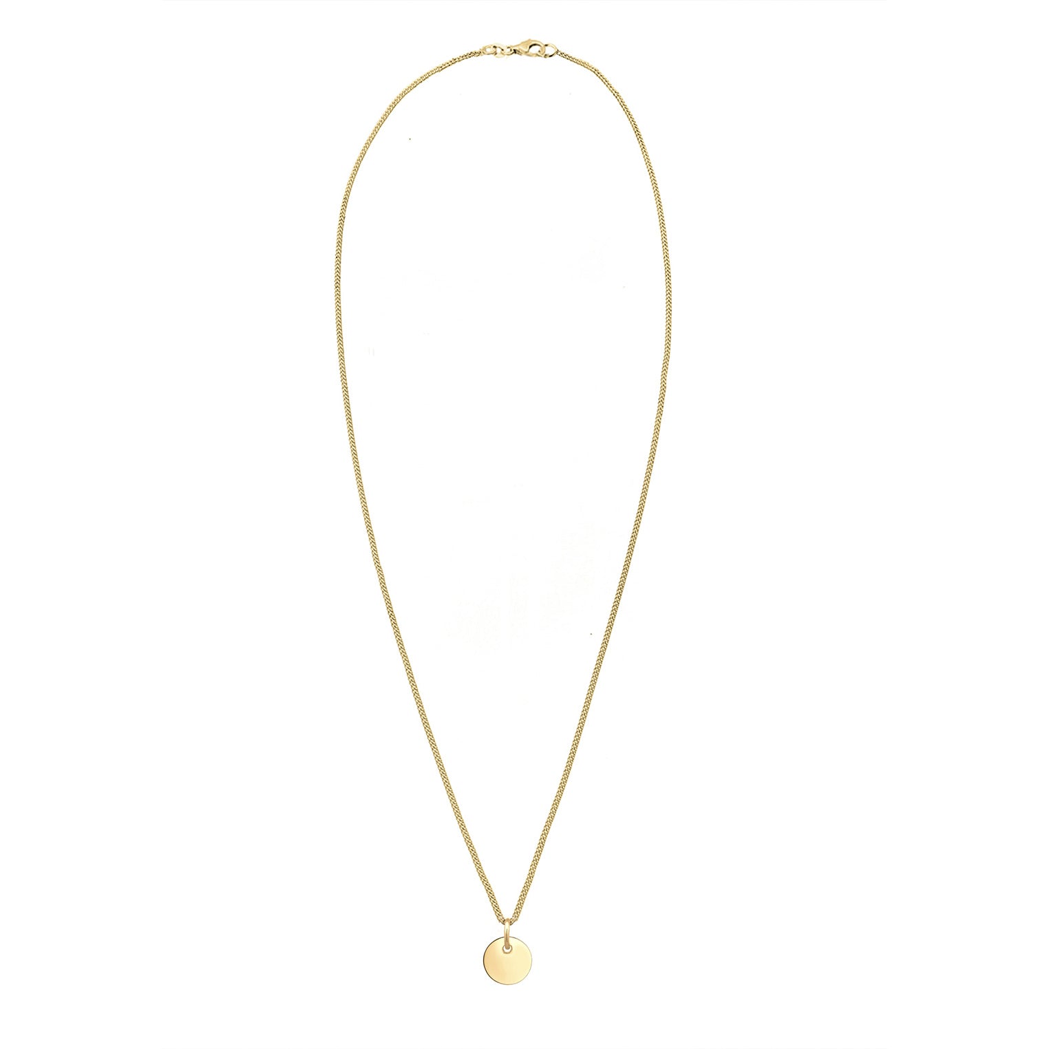 Gold - Elli | Halskette Geo | 925 Sterling Silber vergoldet