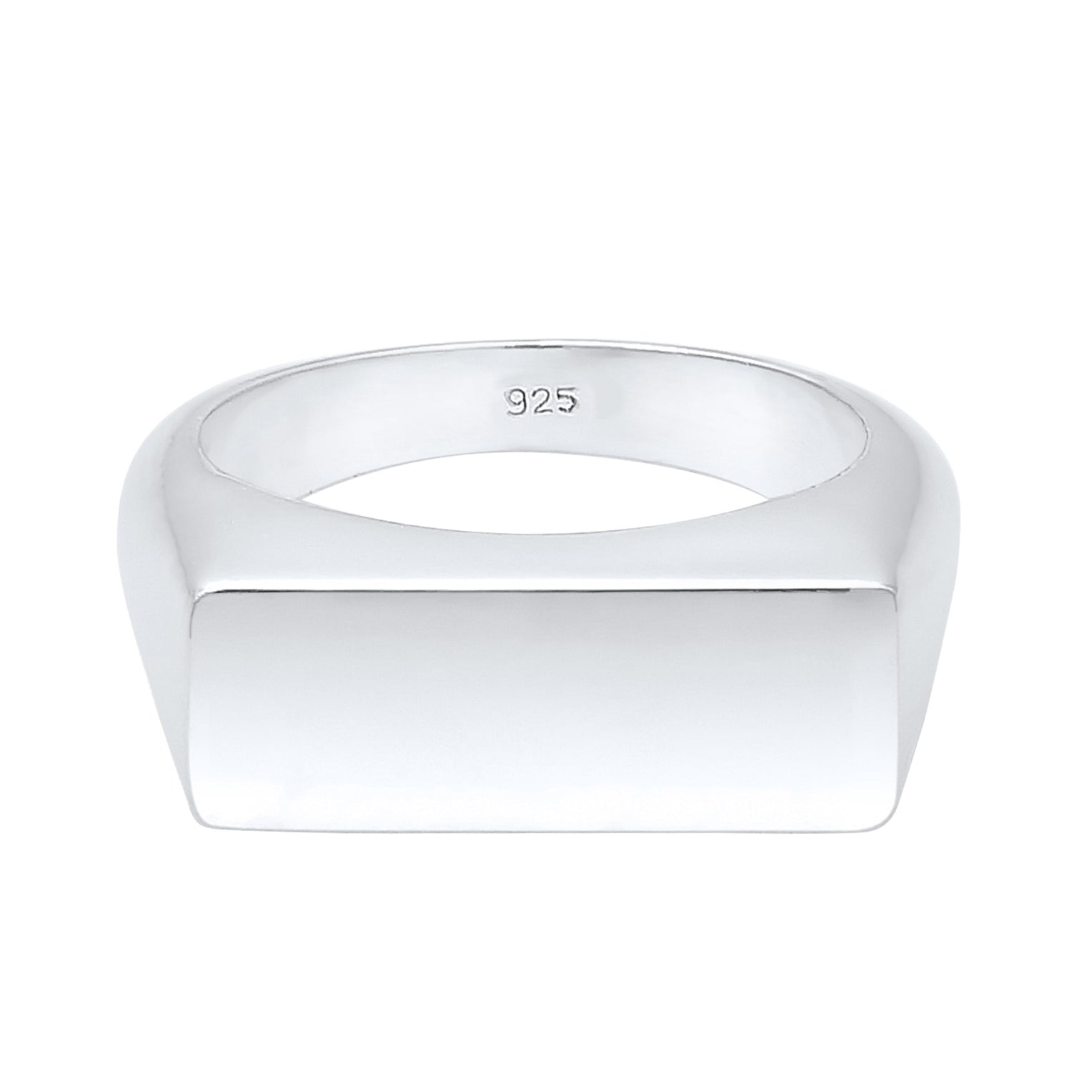 Silber - Elli | Siegelring Geo | 925er Sterling Silber