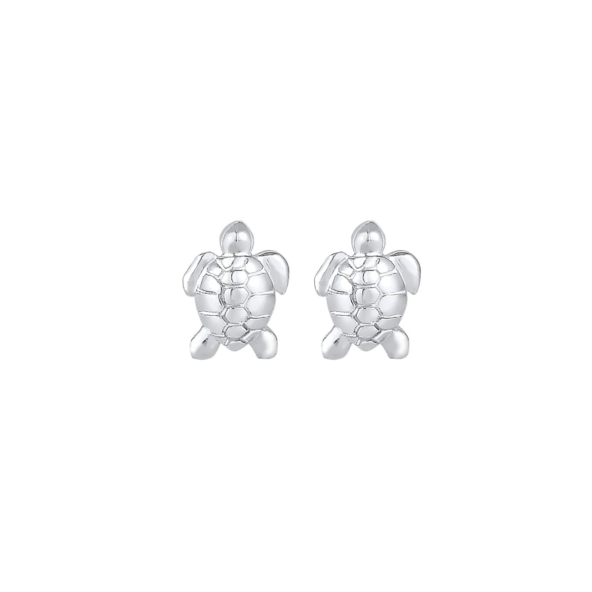 Silber - Elli | Ohrstecker Schildkröte | 925er Sterling Silber