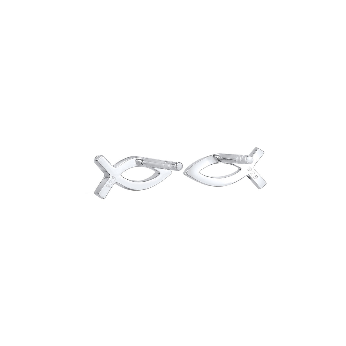 Silber - Elli | Ohrring Fisch | 925er Sterling Silber