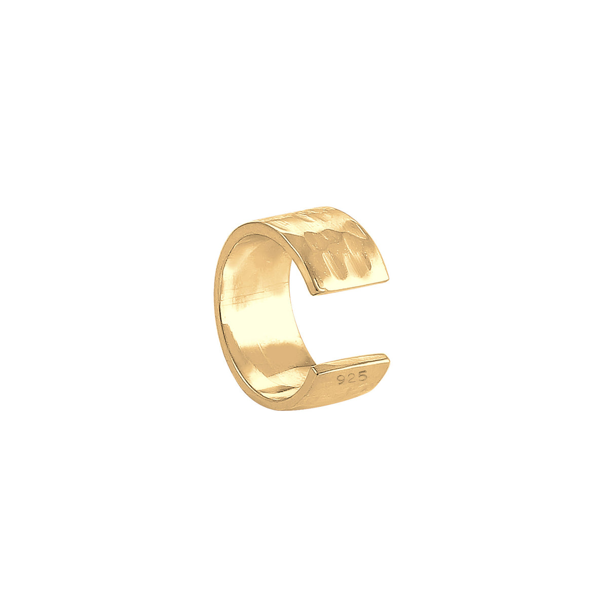 Gold - Elli | Earcuff | 925 Sterling Silber vergoldet
