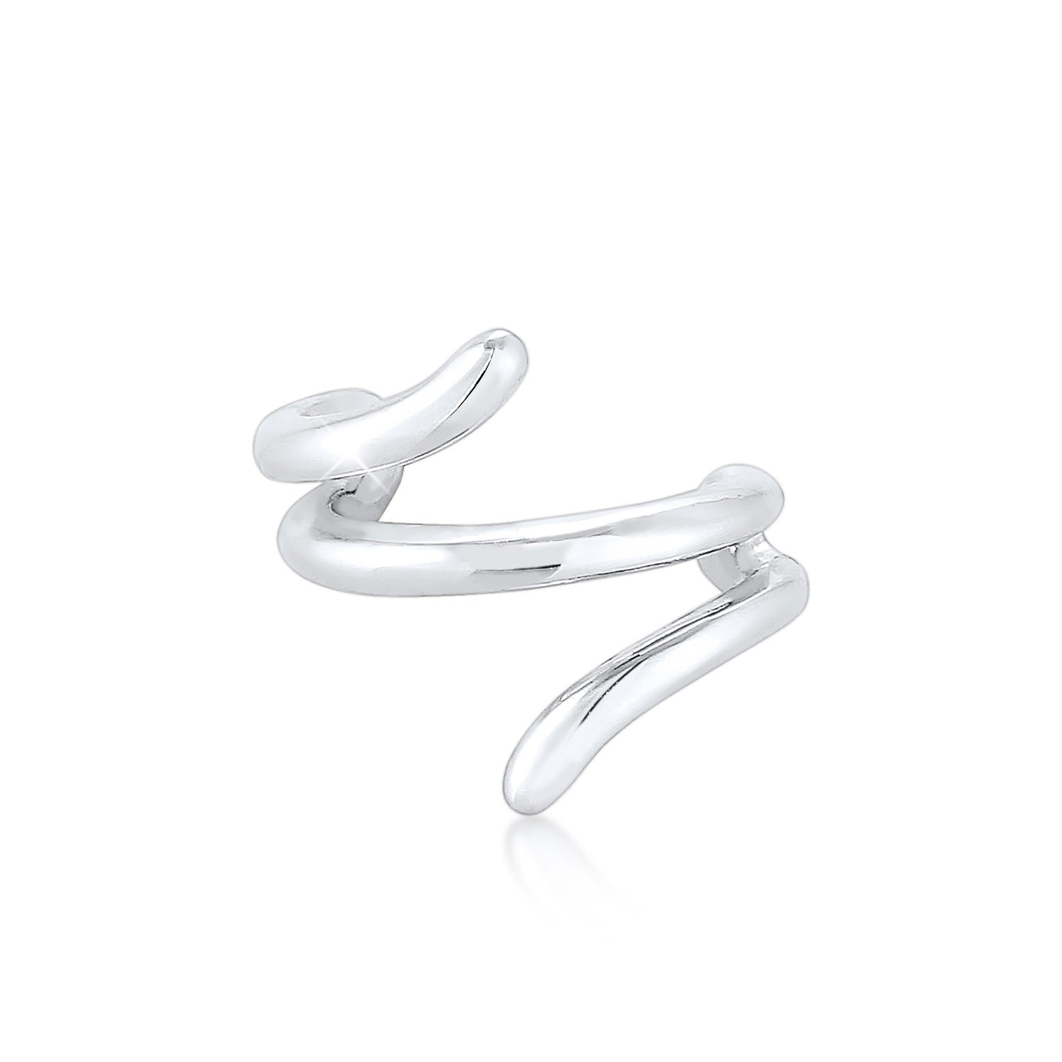 Silber - Elli | Single Earcuff Minimal | 925er Sterling Silber