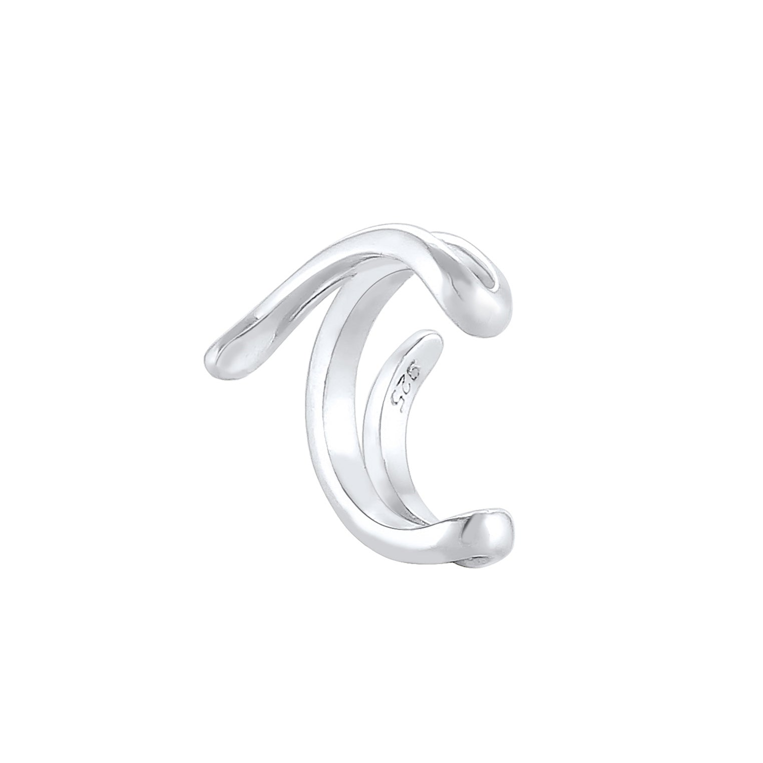 Silber - Elli | Single Earcuff Minimal | 925er Sterling Silber