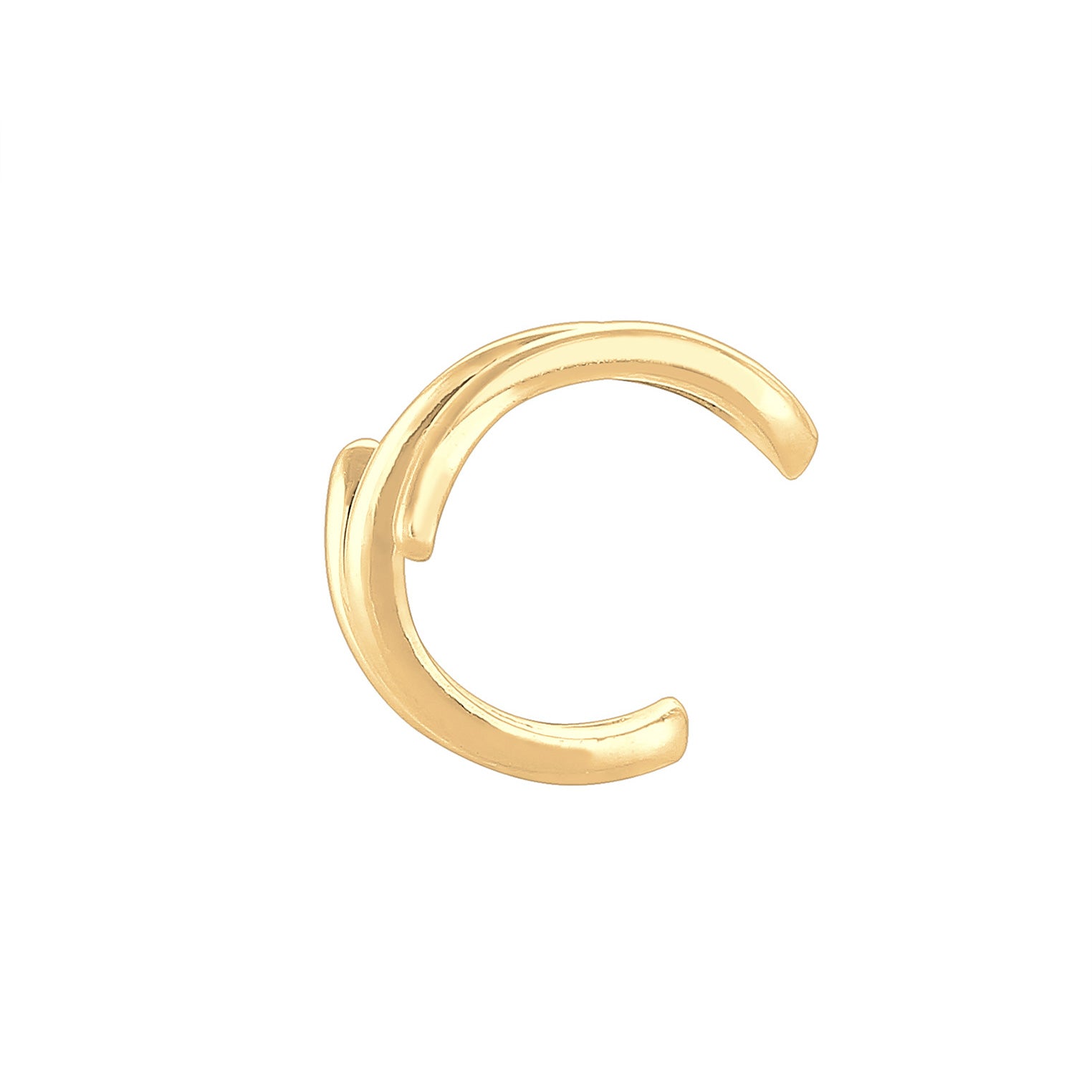 Gold - Elli | Earcuff | 925 Sterling Silber vergoldet