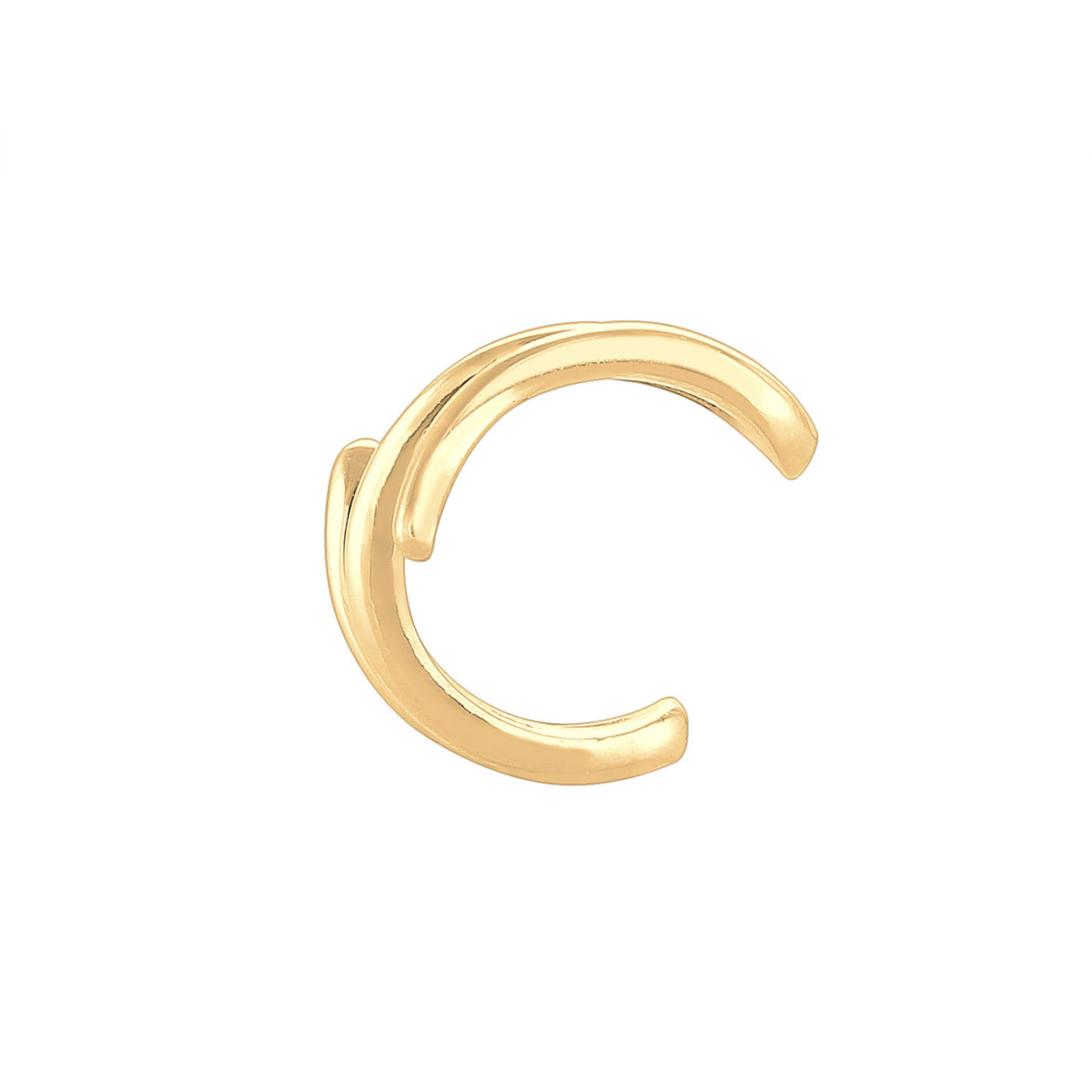 Gold - Elli | Earcuff | 925 Sterling Silber vergoldet