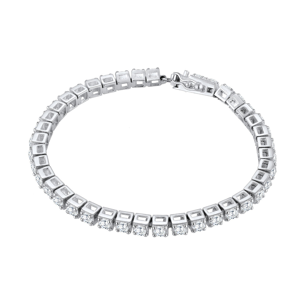 Silber - Elli PREMIUM | Tennisarmband | Zirkonia (Weiß) | 925er Sterling Silber