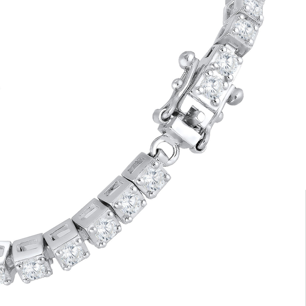 Silber - Elli PREMIUM | Tennisarmband | Zirkonia (Weiß) | 925er Sterling Silber