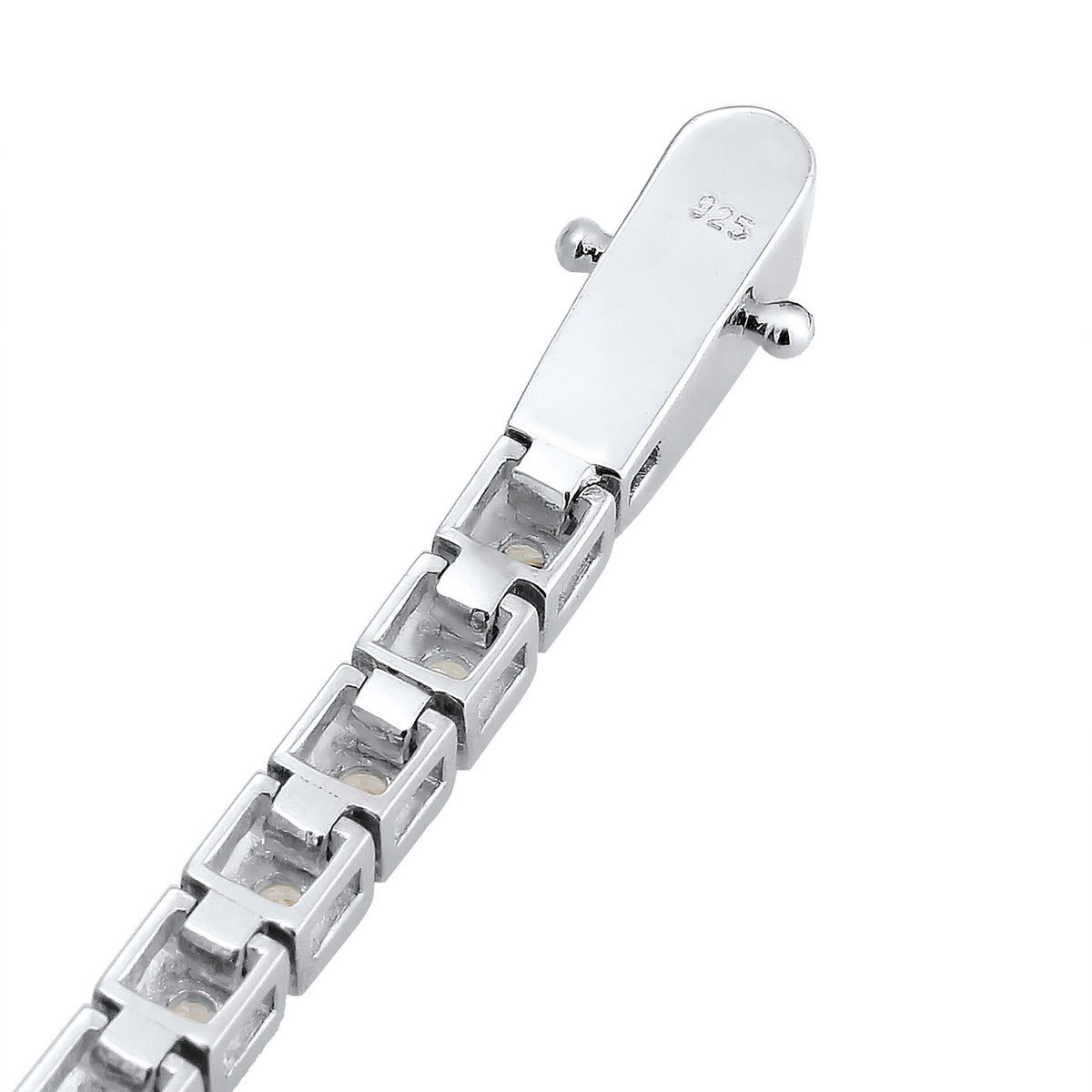 Silber - Elli PREMIUM | Tennisarmband | Zirkonia (Weiß) | 925er Sterling Silber