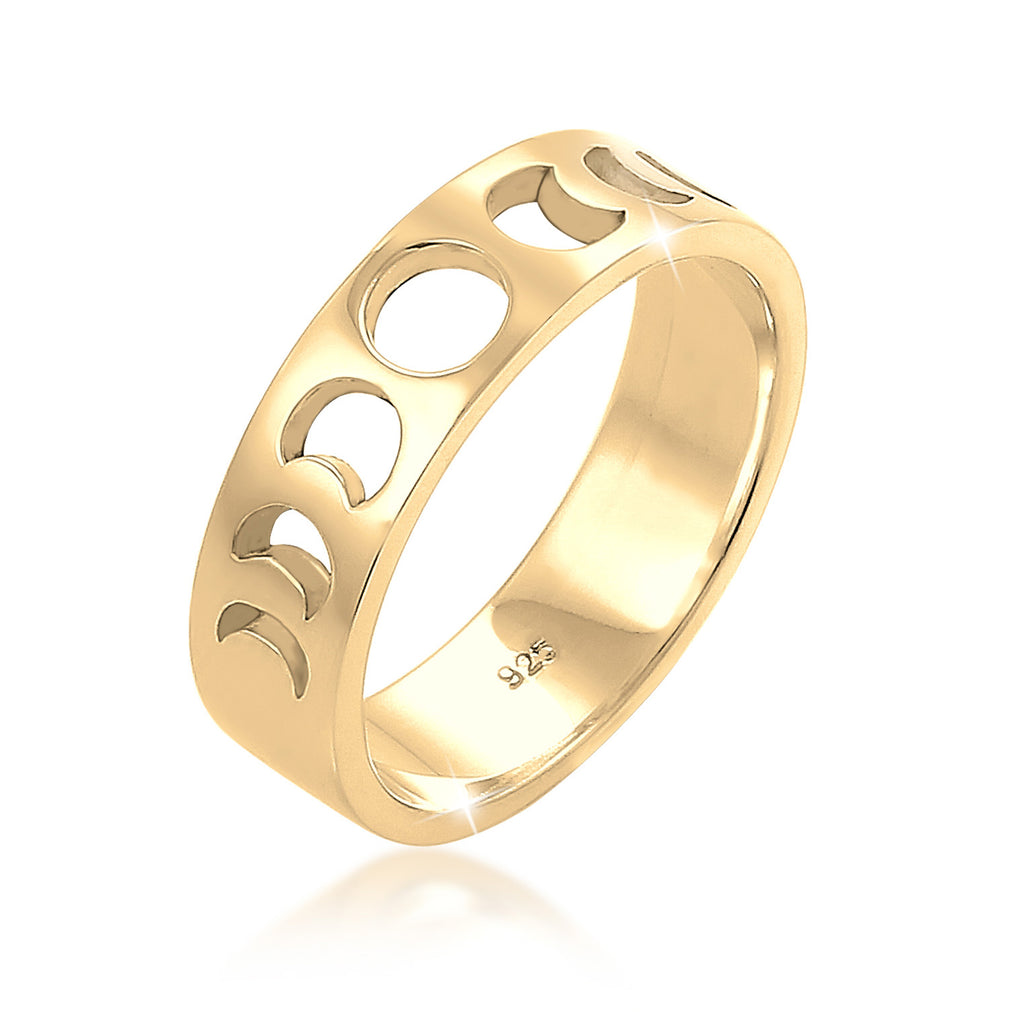 Gold - Elli | Ring Astro | 925 Sterling Silber vergoldet