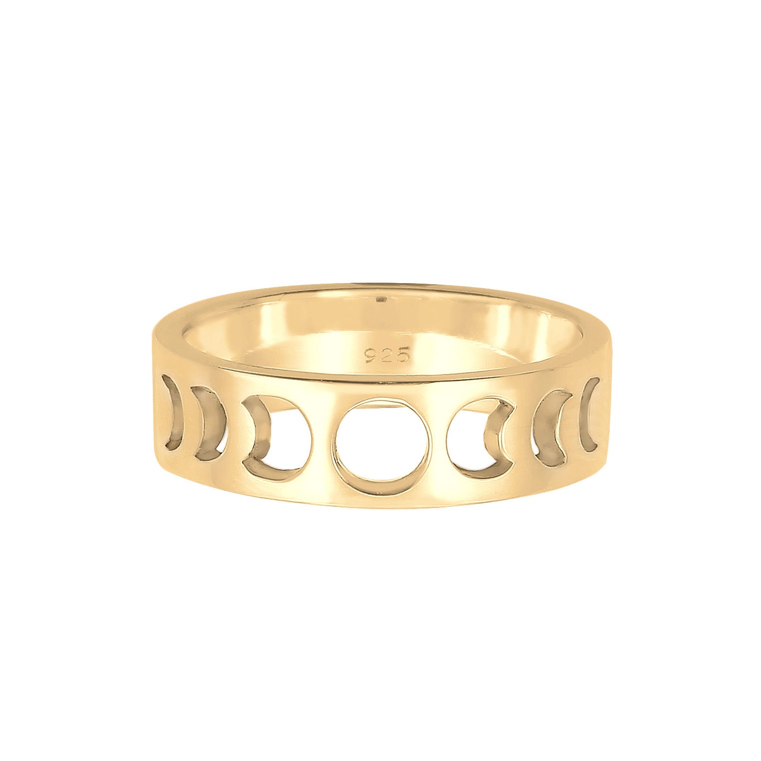 Gold - Elli | Ring Astro | 925 Sterling Silber vergoldet