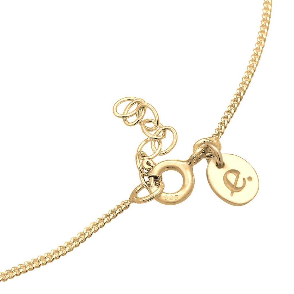 Gold - Elli PREMIUM | Armband Silikon Ball | Süßwasserzuchtperle | 925 Sterling Silber vergoldet
