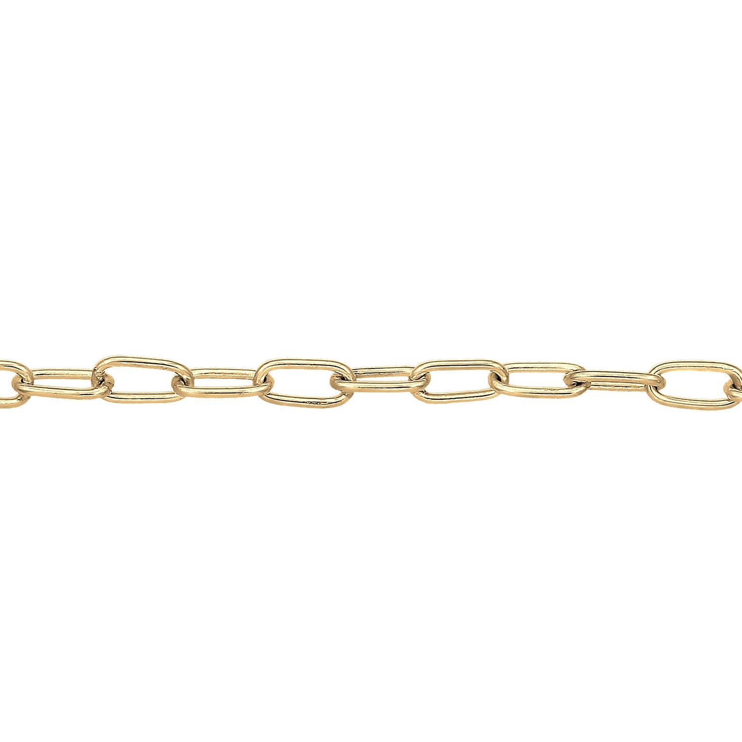 Gold - Elli PREMIUM | Glieder-Halskette | 925 Sterling Silber vergoldet