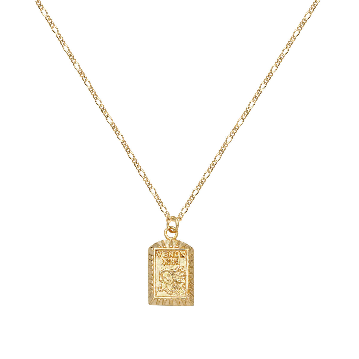 Gold - Elli | Figaro-Halskette | 925 Sterling Silber vergoldet