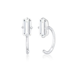 earrings | Topaz (White)