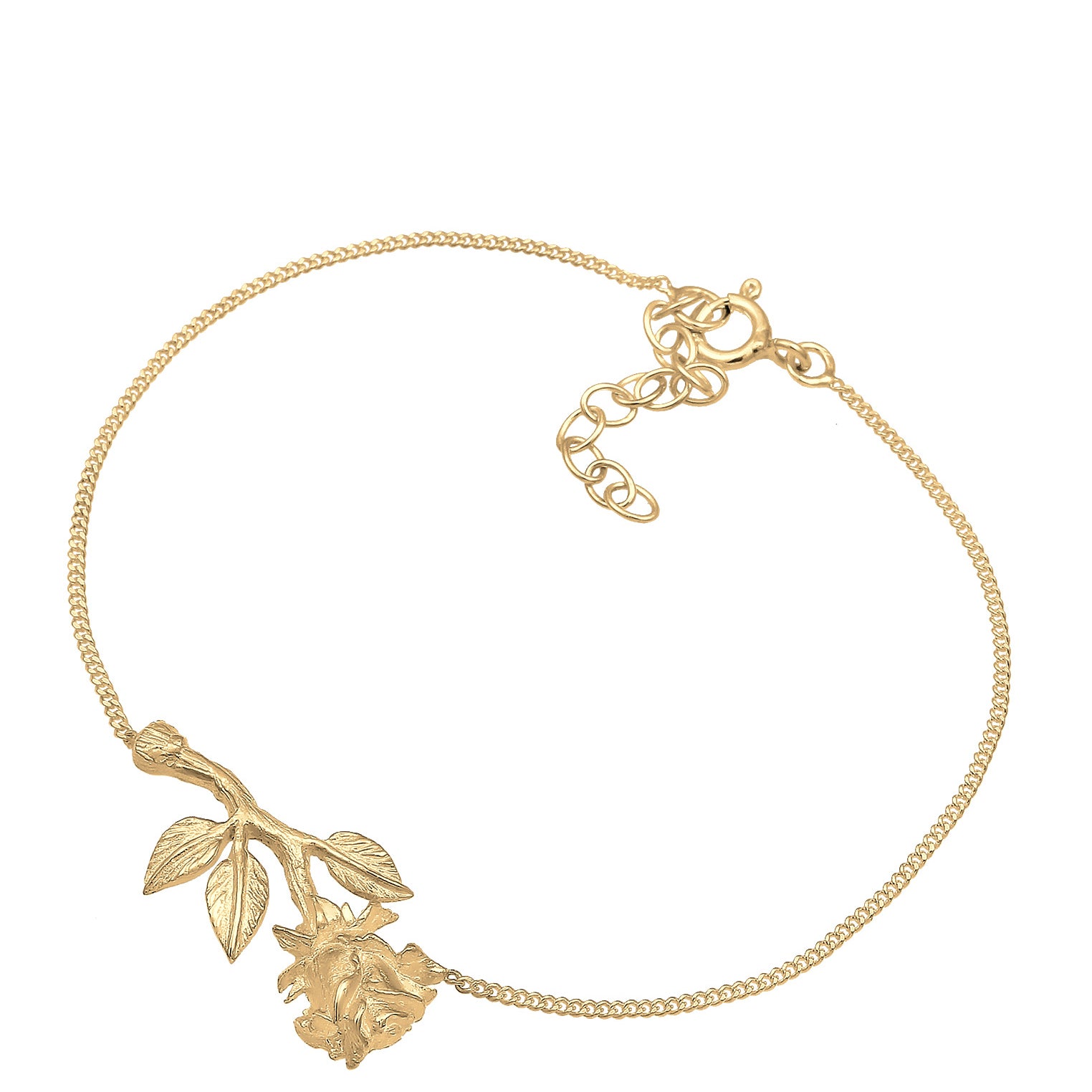 Gold - Elli | Armband Rose | 925 Sterling Silber vergoldet