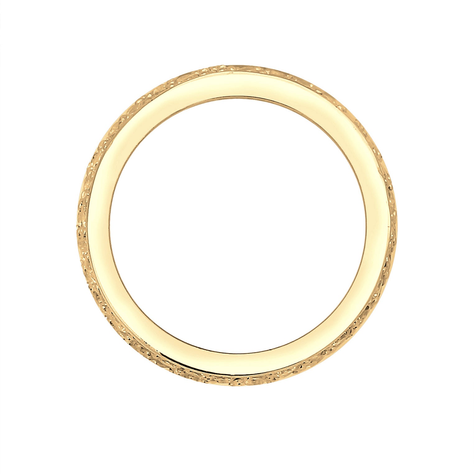 Gold - Elli PREMIUM | Bandring | Zirkonia ( Weiß ) | 925 Sterling Silber vergoldet