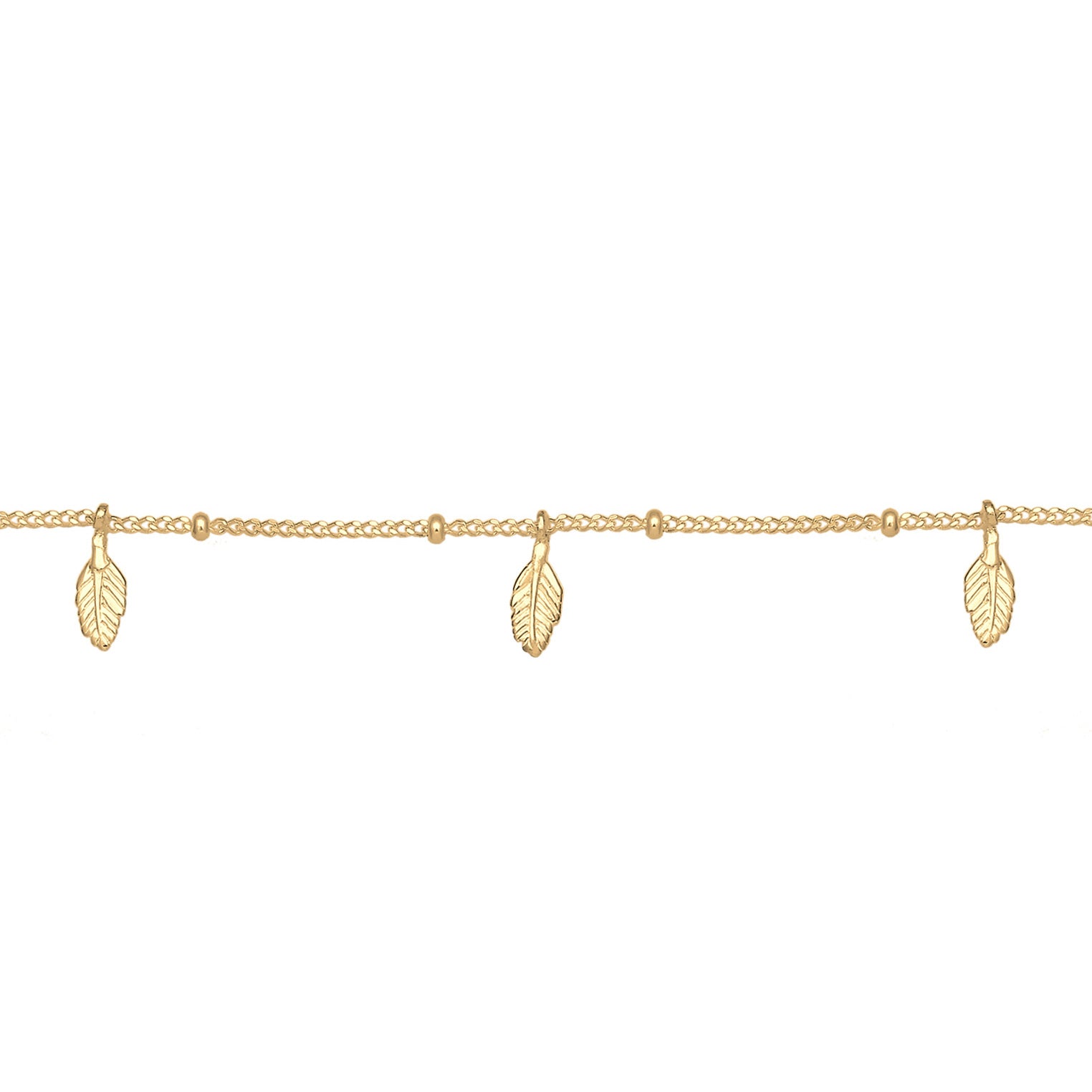 Gold - Elli | Kugel-Choker | 925er Sterling Silber vergoldet