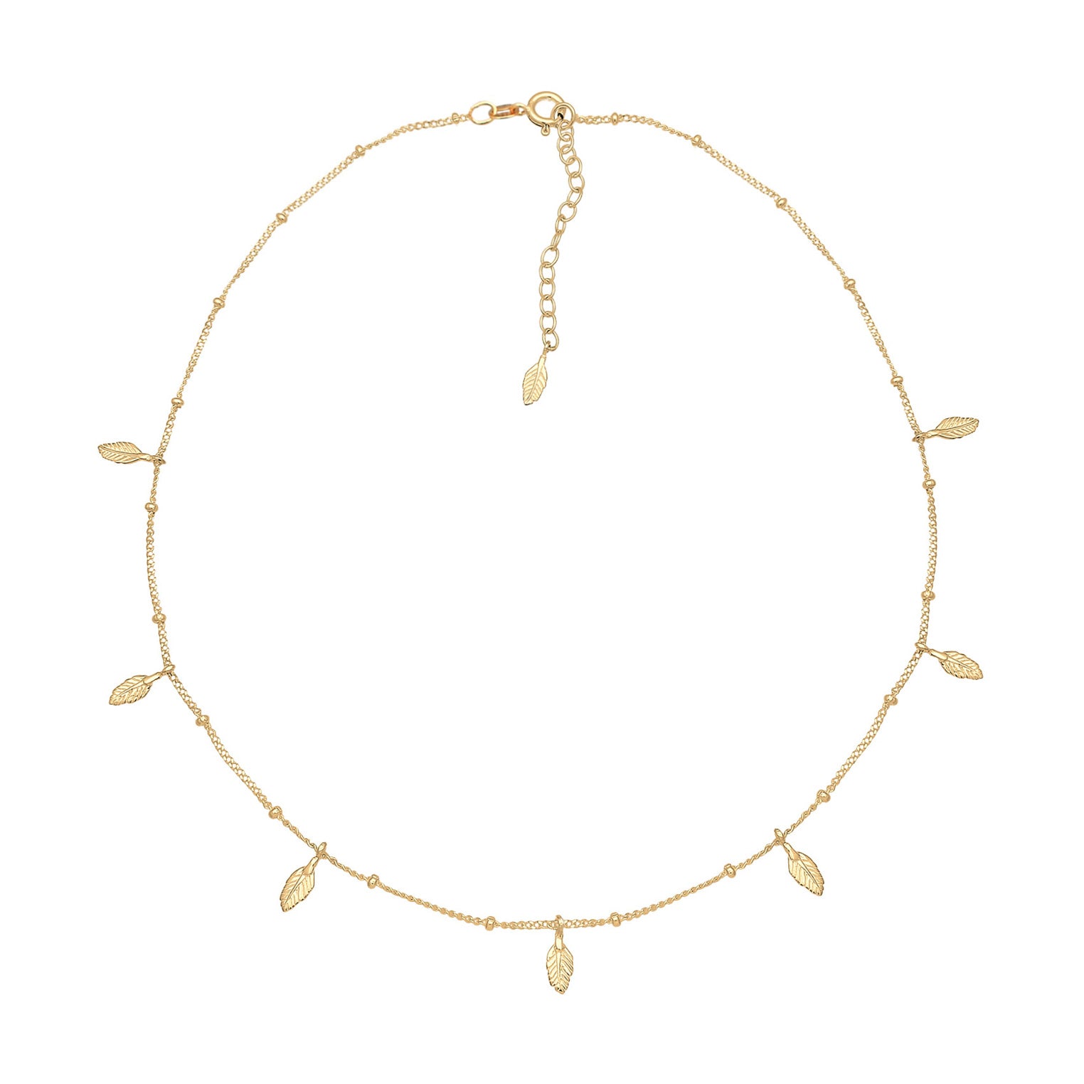 Gold - Elli | Kugel-Choker | 925er Sterling Silber vergoldet