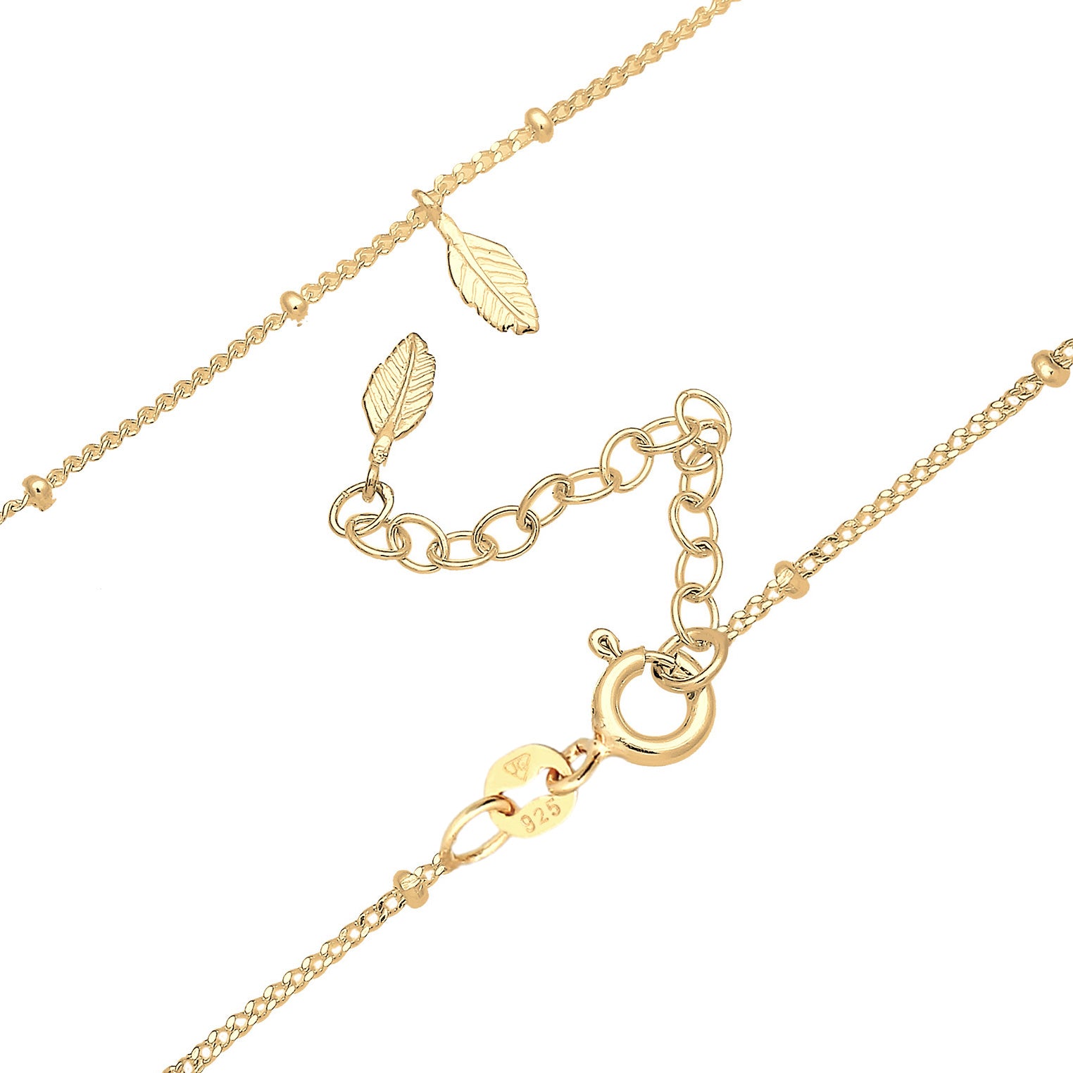 Gold - Elli | Kugel-Choker | 925er Sterling Silber vergoldet