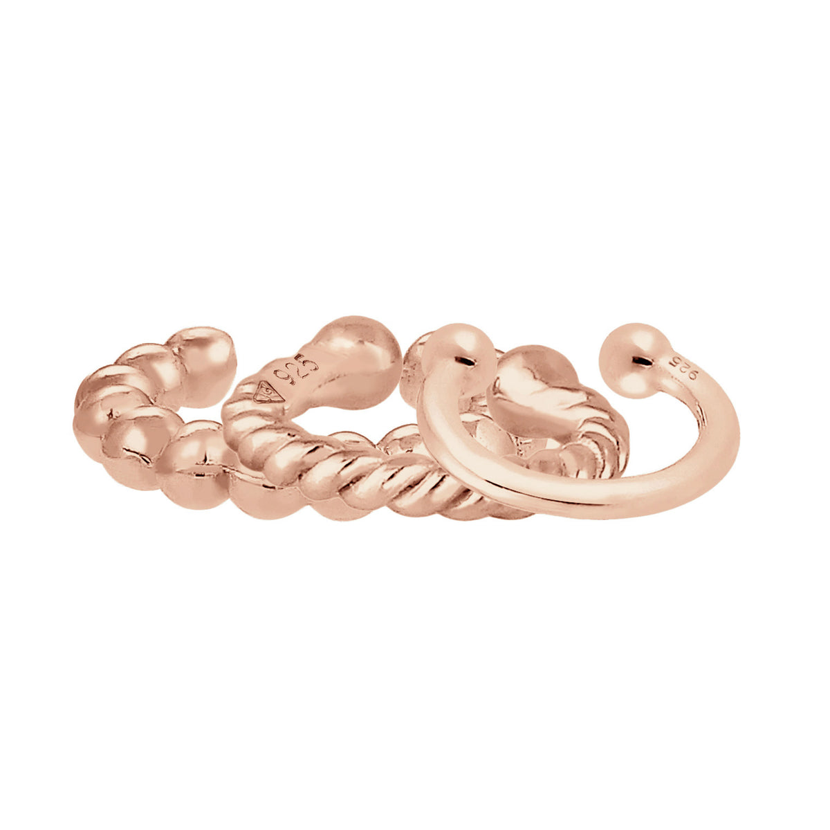 Roségold - Elli | Earcuff | 925 Sterling Silber Rosegold