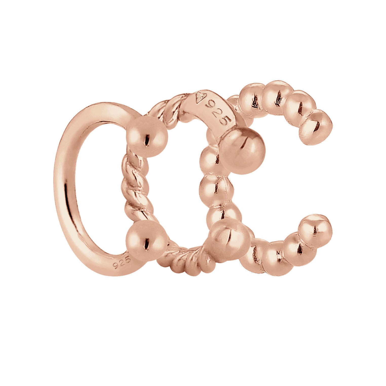 Roségold - Elli | Earcuff | 925 Sterling Silber Rosegold