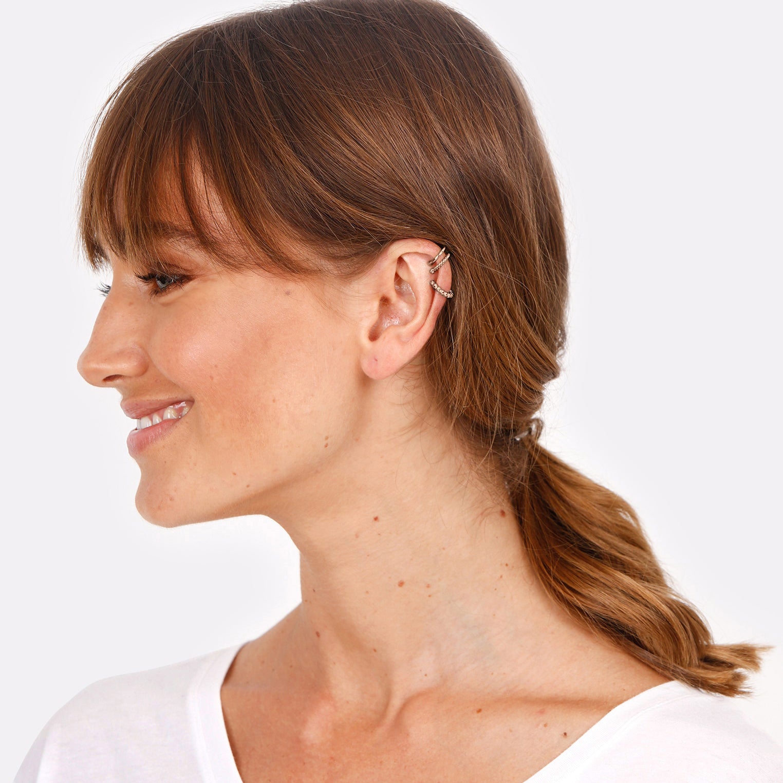 Roségold - Elli | Earcuff | 925 Sterling Silber Rosegold
