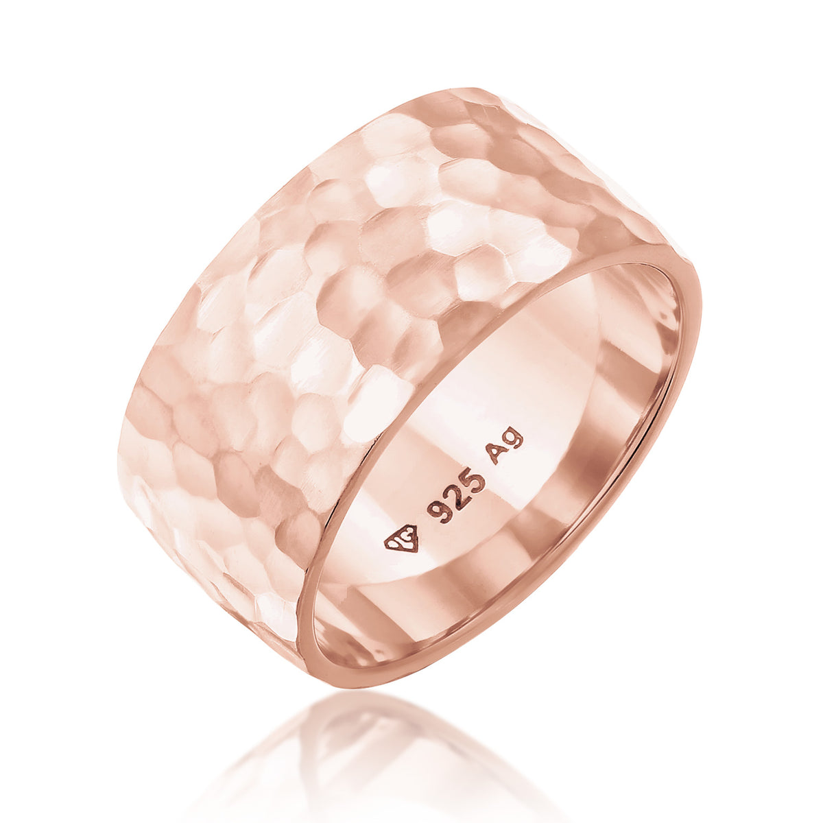 Roségold - Elli | Bandring | 925 Sterling Silber Rosegold