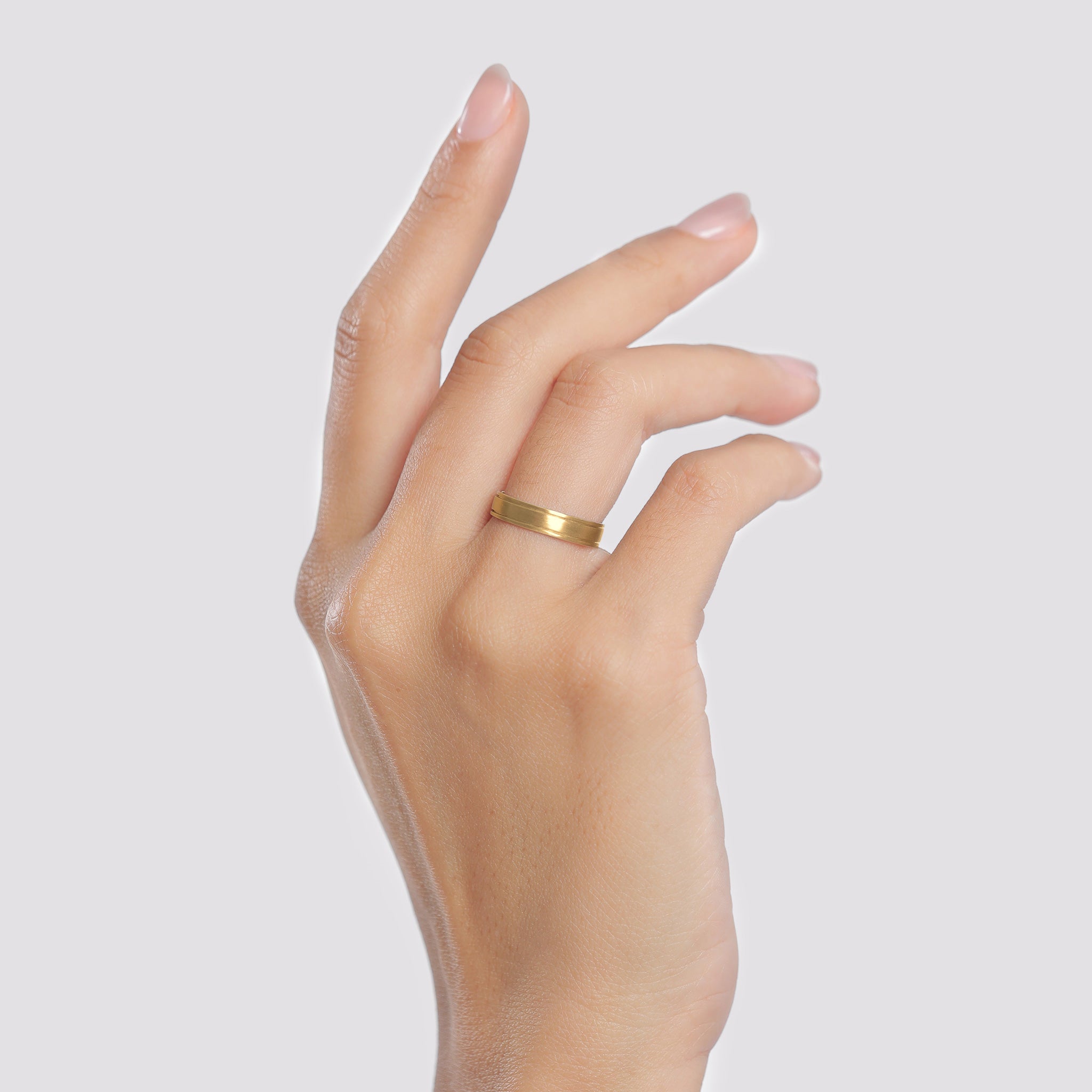 Gold - Elli PREMIUM | Paarring | 925 Sterling Silber vergoldet