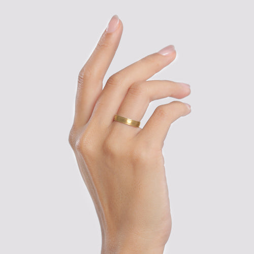 Gold - Elli PREMIUM | Paarring | 925 Sterling Silber vergoldet