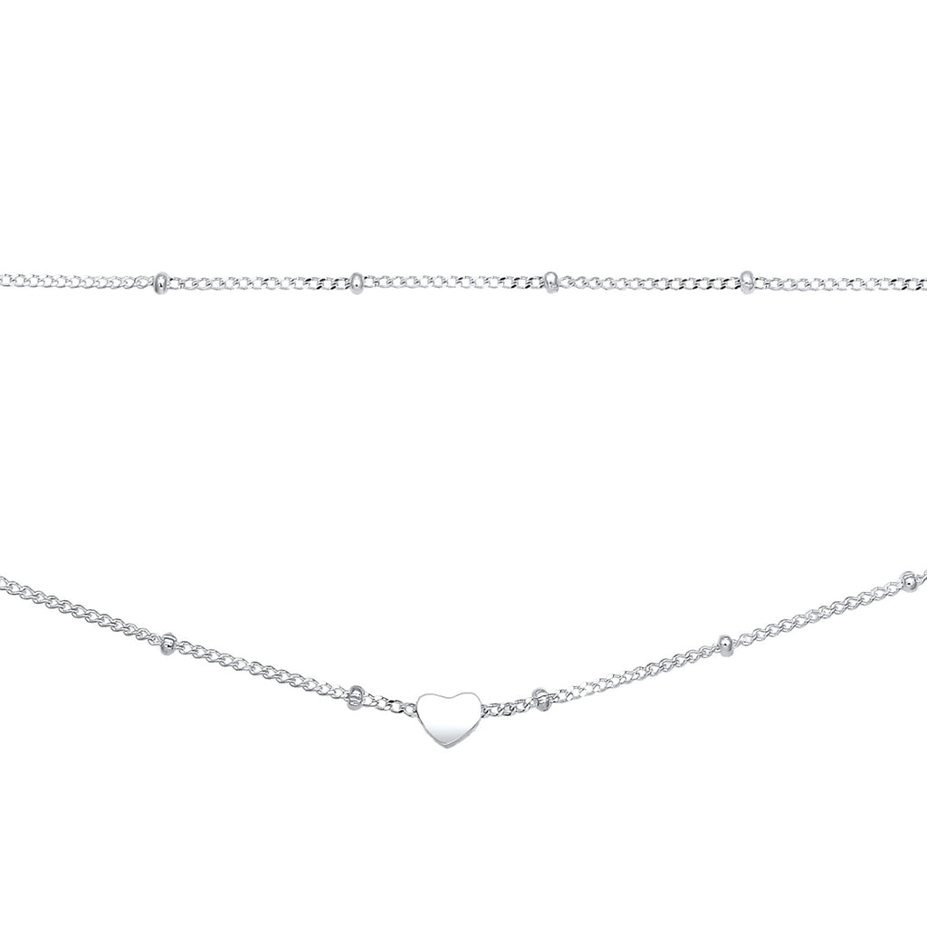 Silber - Elli | Layer-Choker | 925er Sterling Silber