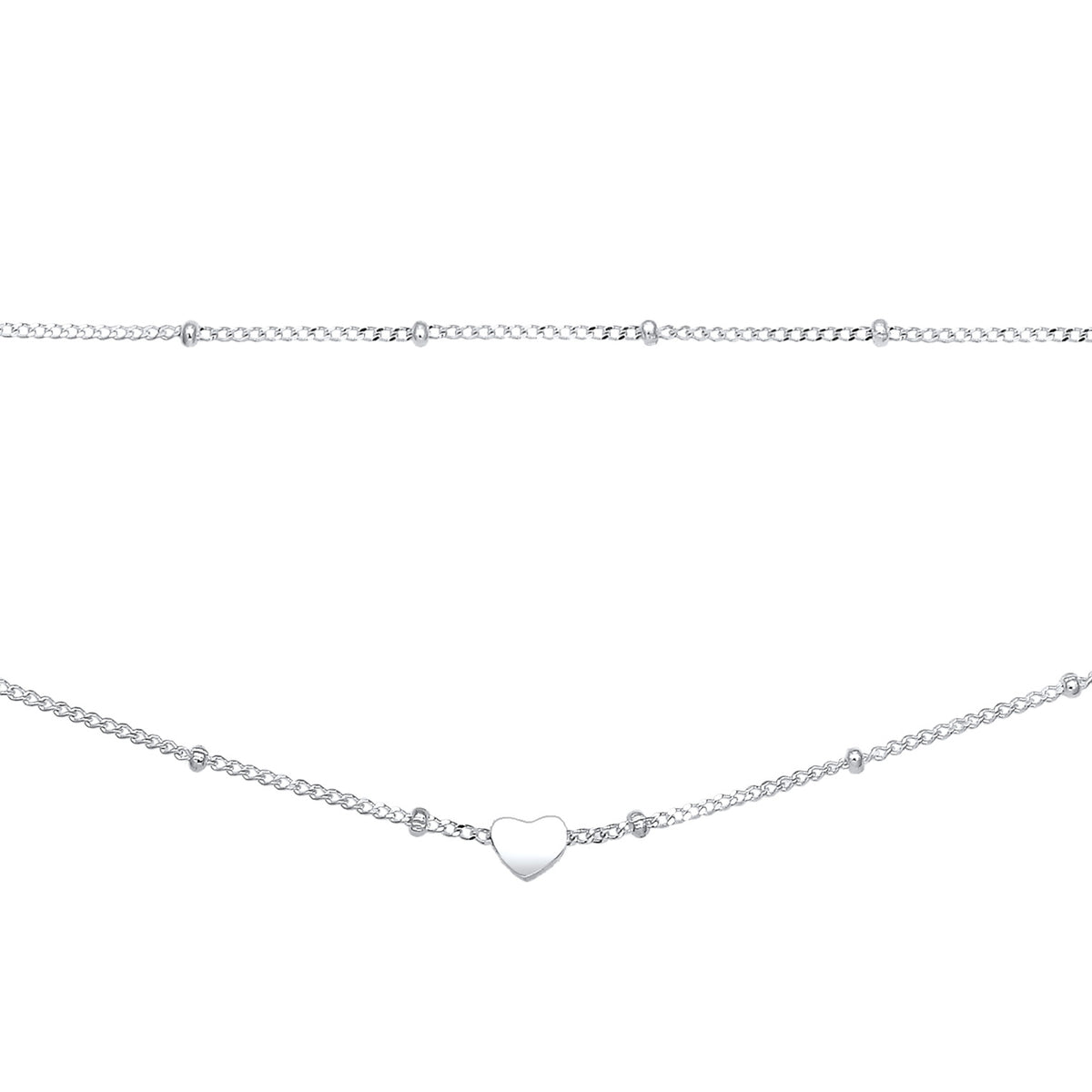 Silber - Elli | Layer-Choker | 925er Sterling Silber