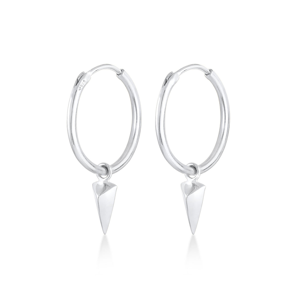 Silber - Elli | Creole Dreieck | 925er Sterling Silber