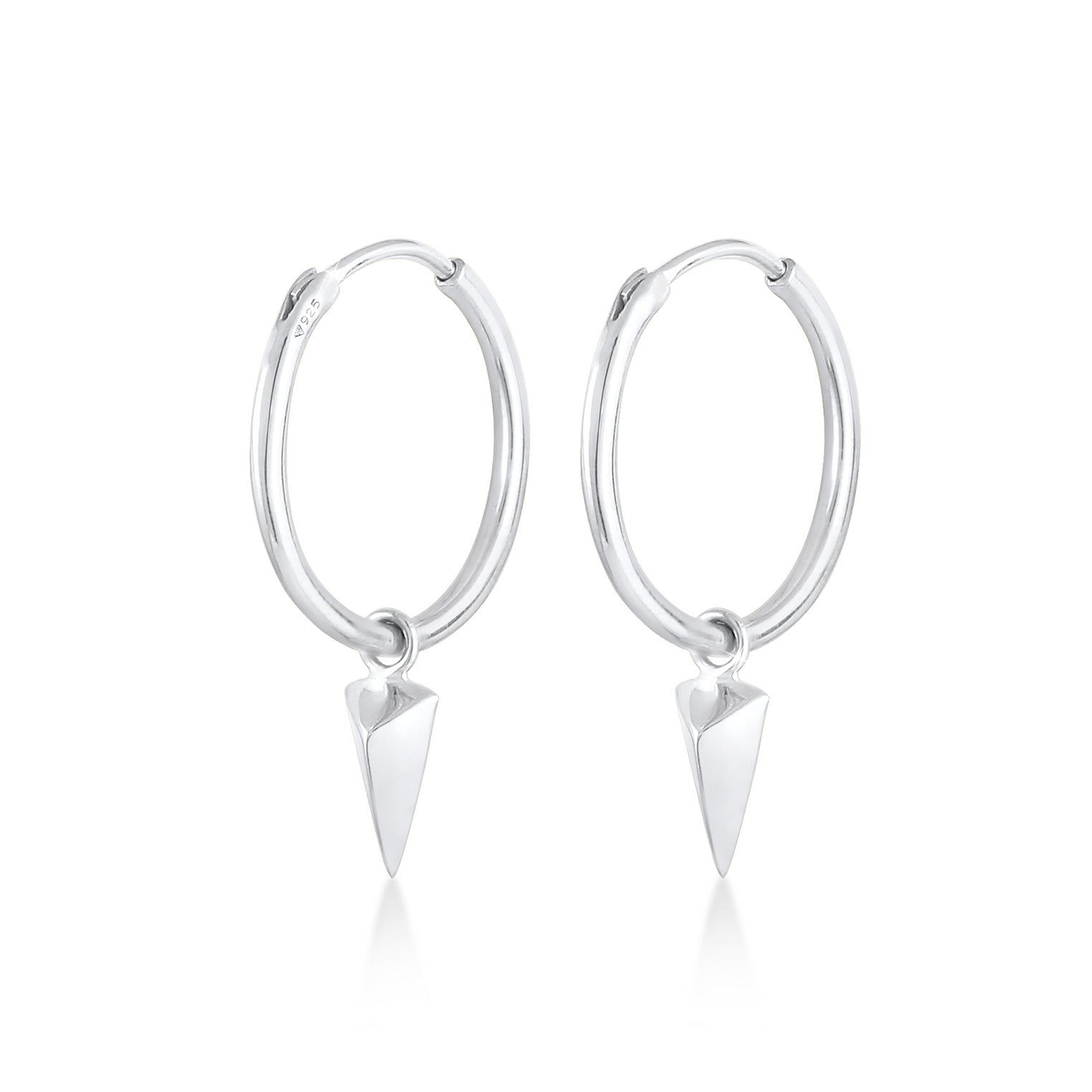 Silber - Elli | Creole Dreieck | 925er Sterling Silber
